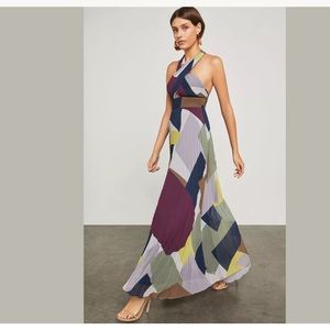 BCBG MAXAZRIA  Colorblock MAXI Dress -NWOT